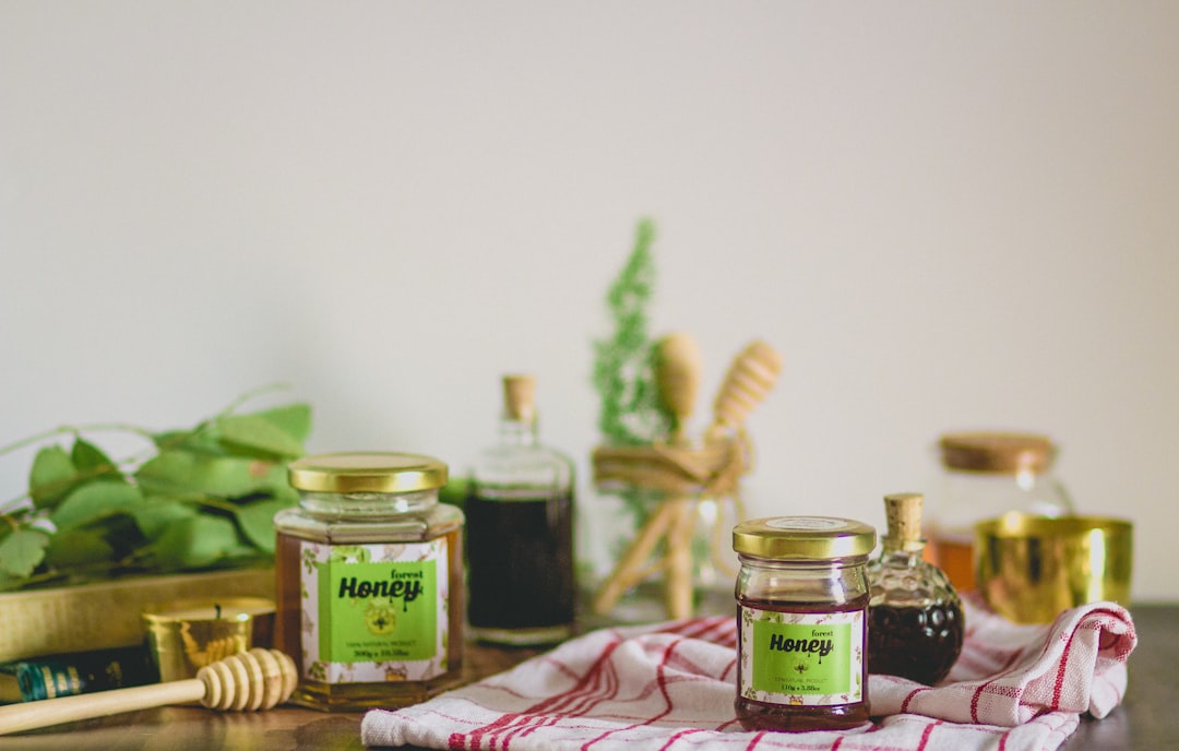 Photo honey jar